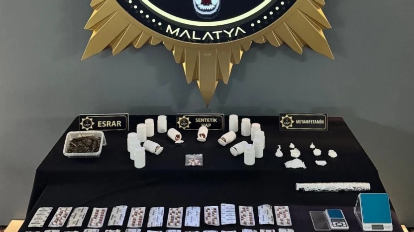 Malatya'da uyuşturucu operasyonu: 14 gözaltı