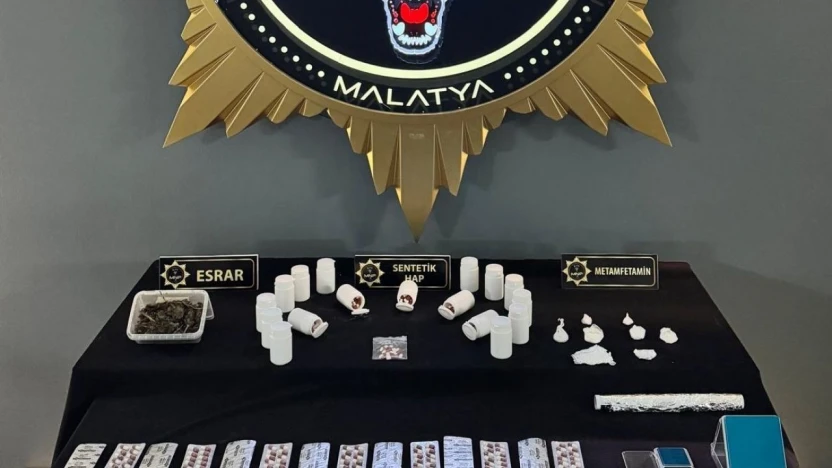 Malatya'da zehir tacirlerine büyük darbe: 13 tutuklama