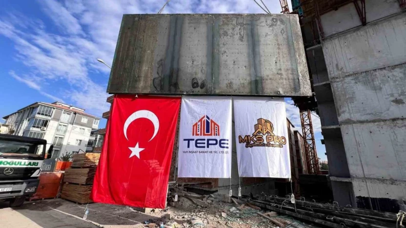 Malatya Güven Sitesi'nde beton işleri tamamlandı