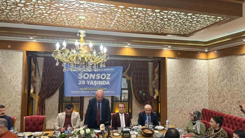 Malatya'nın ilk renkli gazetesi Sonsöz 26 yaşında
