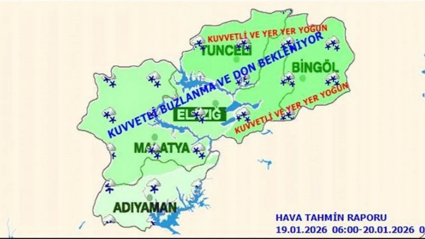 Meteorolojiden kar yağışı, buzlanma ve çığ uyarısı