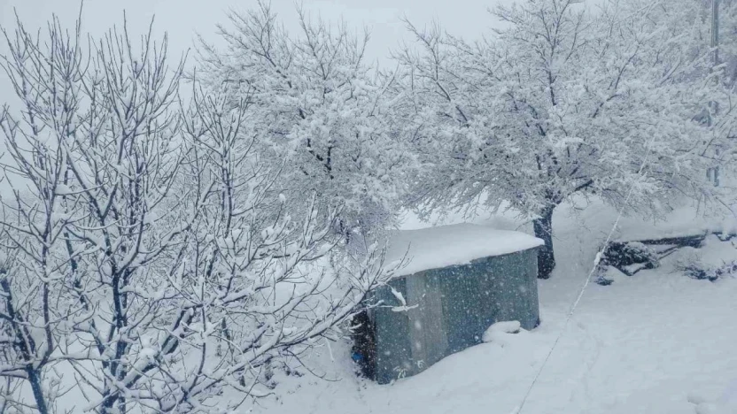 Pütürge'de kar kalınlığı 1 metreye yaklaştı