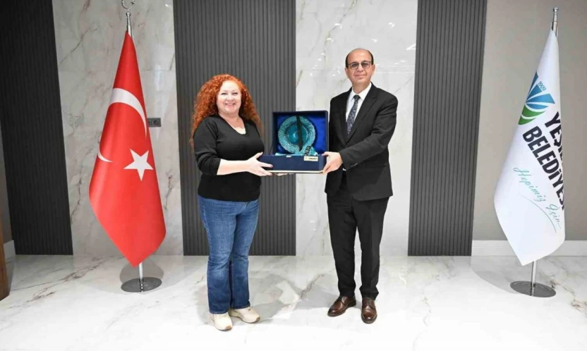 'Gençlik ve Ailem' konulu kısa film yarışması konukları, Başkan Geçit ile bir araya geldi