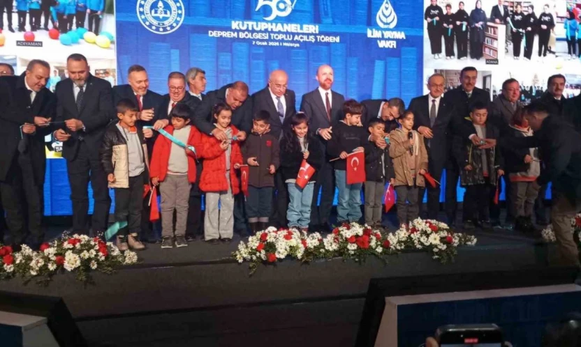 50. Yıl Kütüphaneleri deprem bölgesinde hizmete açıldı