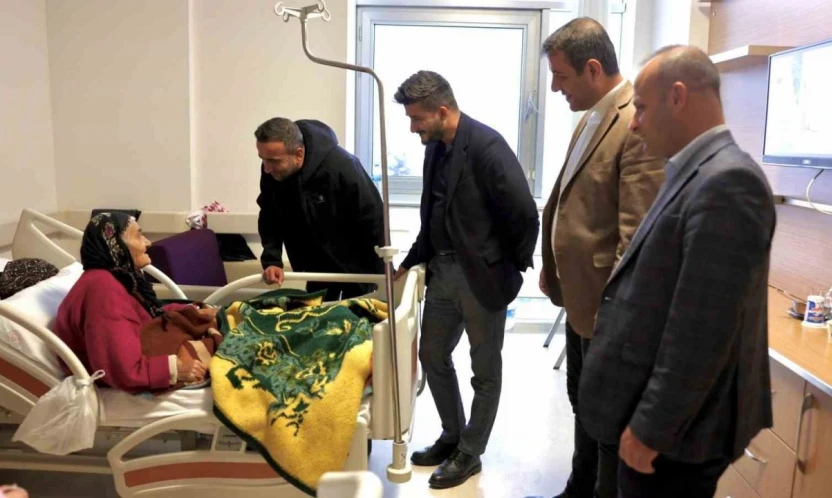 Akçadağ Belediye Başkanı Ulutaş'tan hastane ziyareti
