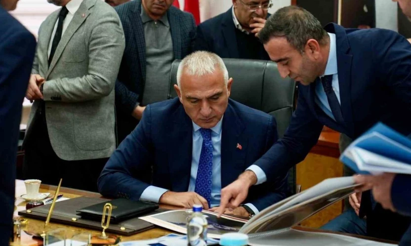 Akçadağ'ın turizm projeleri Bakan Ersoy'a sunuldu