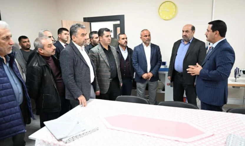 Başkan Taşkın, tamamlanan projeleri teşkilatla inceledi