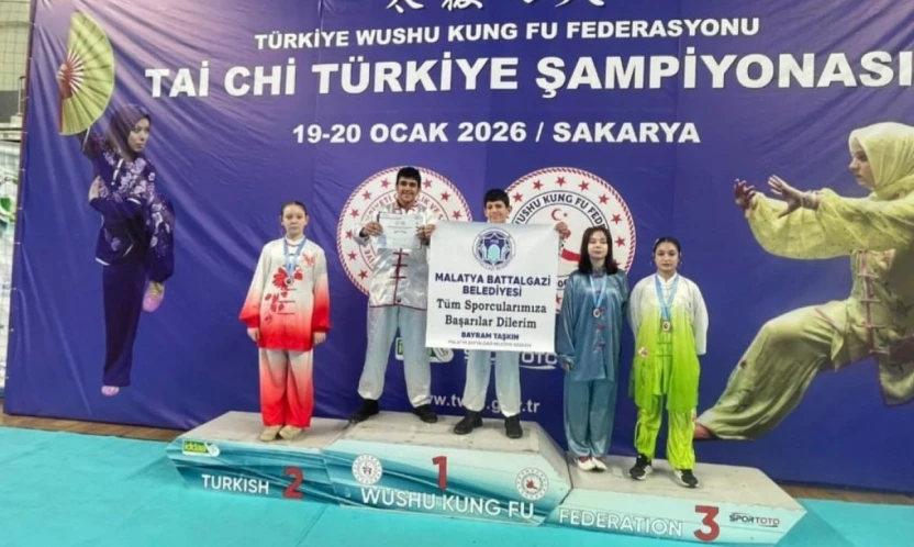 Battalgazi Belediyesi sporcularından Türkiye Şampiyonası'nda 5 madalya