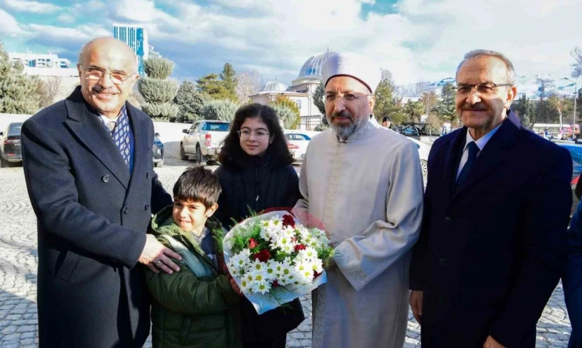 Diyanet İşleri Başkanından Başkan Er'e cami teşekkürü