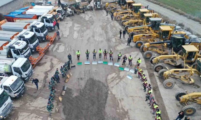 Elazığ Belediyesi karla mücadeleye hazır