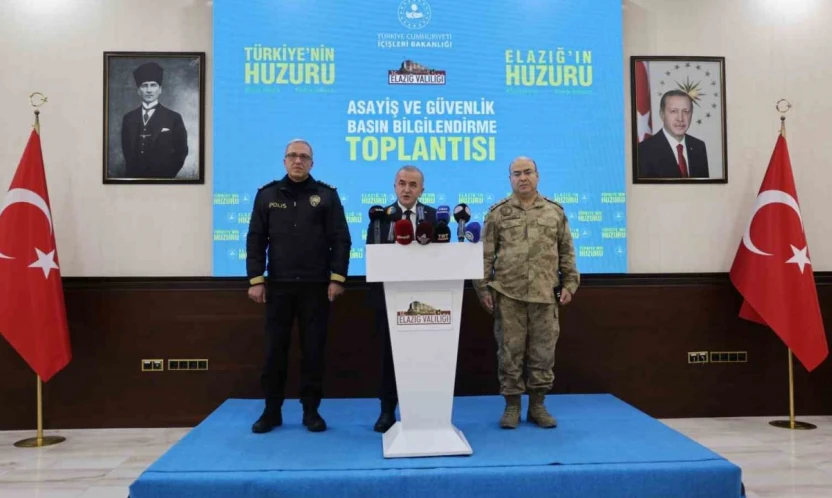 Elazığ'da 2025 güvenlik bilançosu: Suç oranları düştü, 41 milyon TL ceza uygulandı