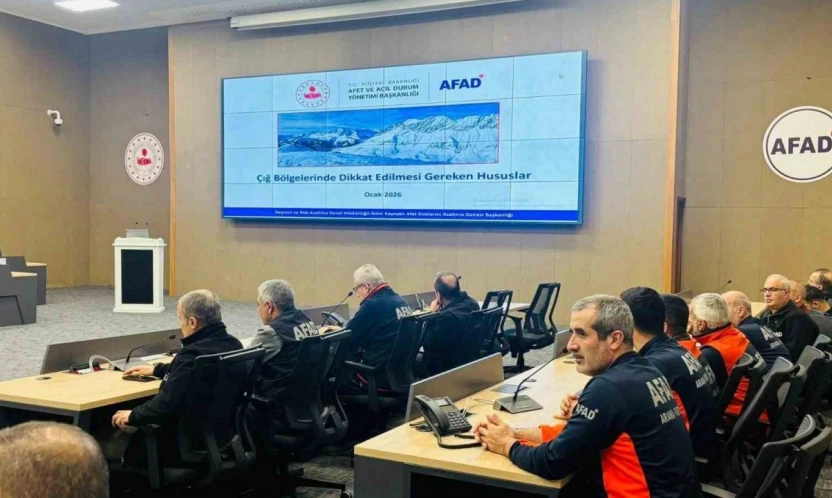 Elazığ'da çığ riskine yönelik değerlendirme toplantısı