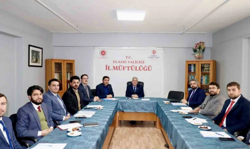 Elazığ'da ilçe müftüleri bir araya geldi