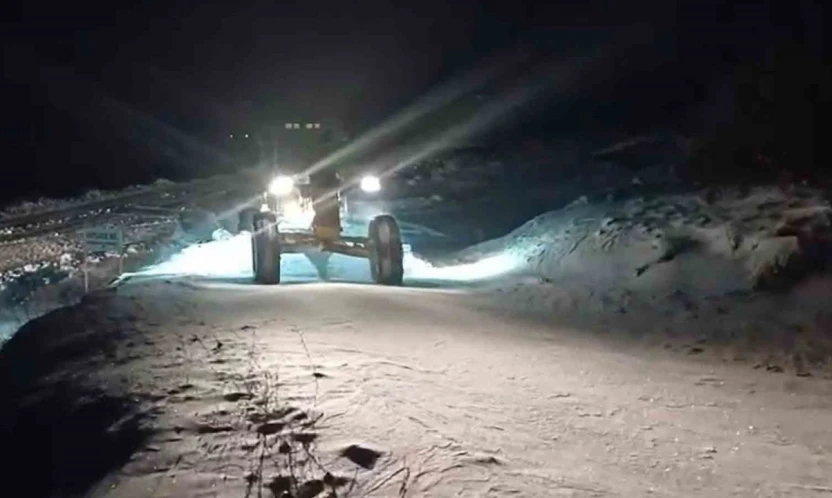 Elazığ'da karla mücadele çalışmaları sürüyor: 276 köy yolu açıldı