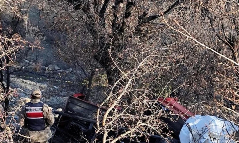 Elazığ'da patpat motoru uçurumu yuvarlandı: 1 ölü 1 yaralı