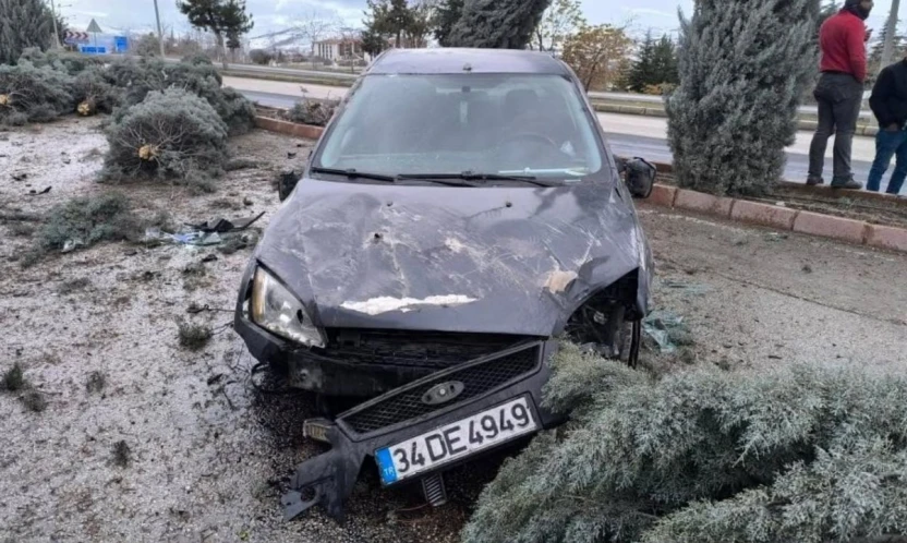 Elazığ'da trafik kazası: 1 yaralı