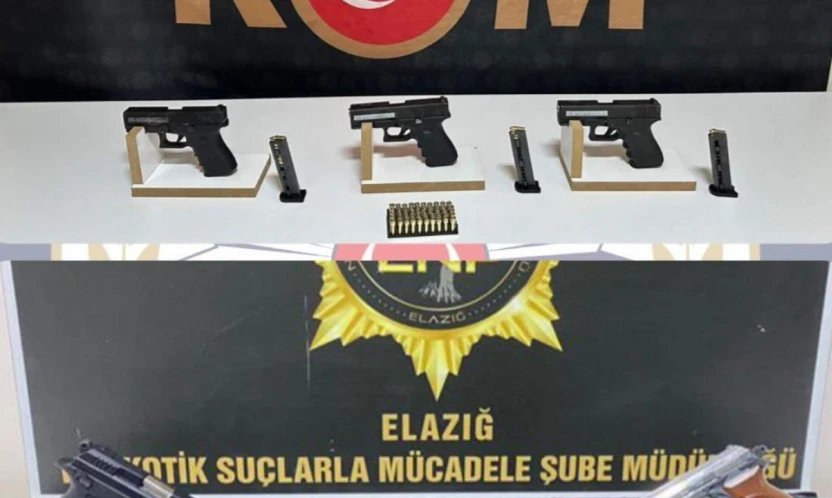 Elazığ'da uyuşturucu ve silah operasyonu: 1 tutuklama