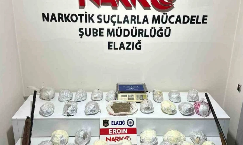Elazığ'daki uyuşturucu operasyonunda 4 tutuklama