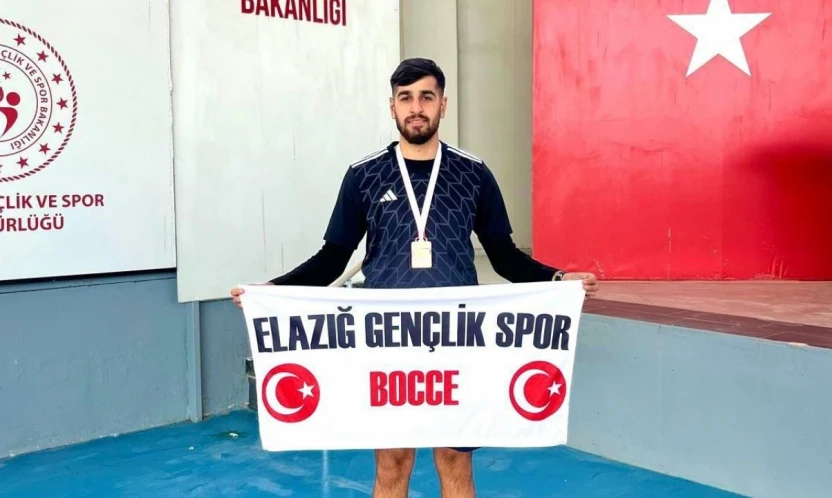 Elazığlı sporcu Türkiye 3'üncüsü oldu
