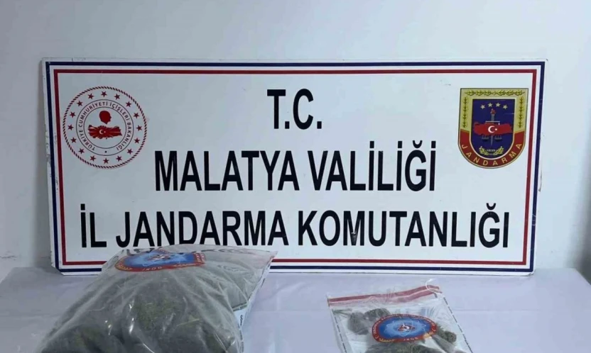 Malatya'da 3 kilo 348 gram kubar esrar ele geçirildi