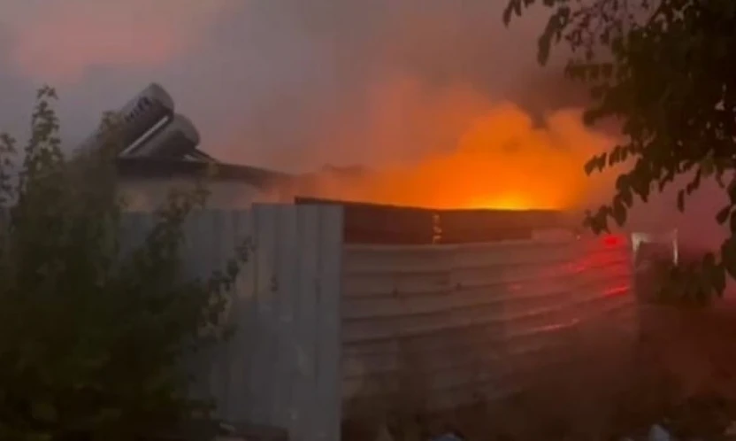 Malatya'da ev yangını