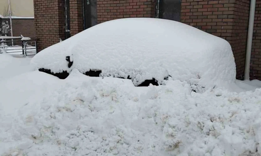 Malatya'da kırsal kesimlerde kar yağışı etkili oluyor