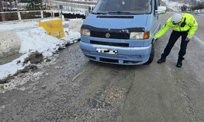 Malatya'da kış lastiği denetimleri artırıldı