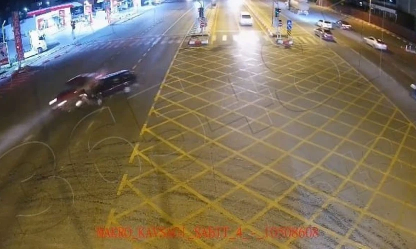 Malatya'da meydana gelen feci kazalar KGYS kameralarında