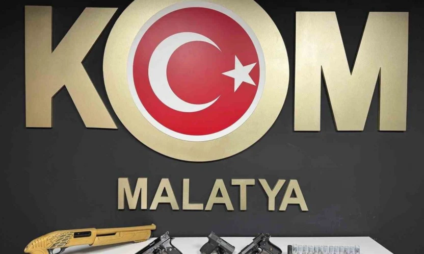 Malatya'da ruhsatsız silah operasyonu: 1 gözaltı