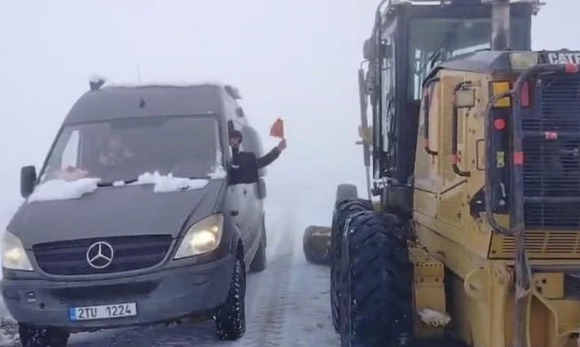 Malatya'da yağış sonrası mahsur kalan 4 turist kurtarıldı