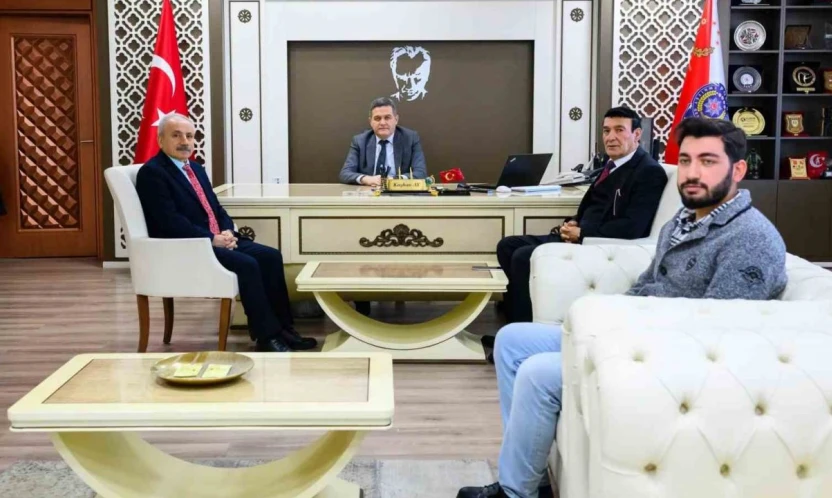 Malatya Gazeteciler Cemiyeti'nden Emniyet Müdürü Kayhan Ay'a ziyaret