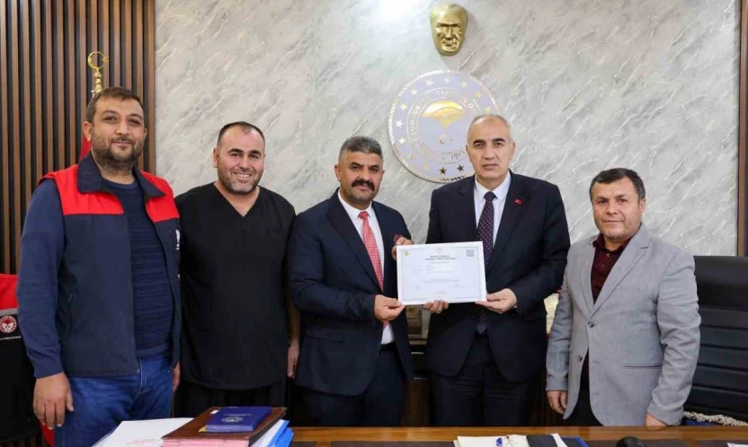 Malatya'ya 4.5 milyon lira ek destek getiren başarı belgesi