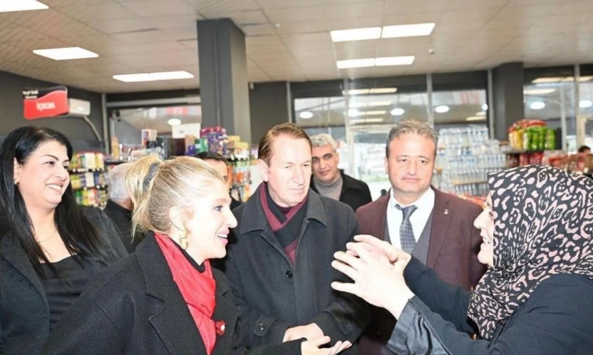 Milletvekili Ölmeztoprak'tan 'KOP Boykot Market'e ziyaret