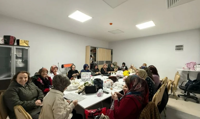 Yeşilyurt Belediyesi 'El Sanatları Kursları' kış günlerinin vazgeçilmezi oldu