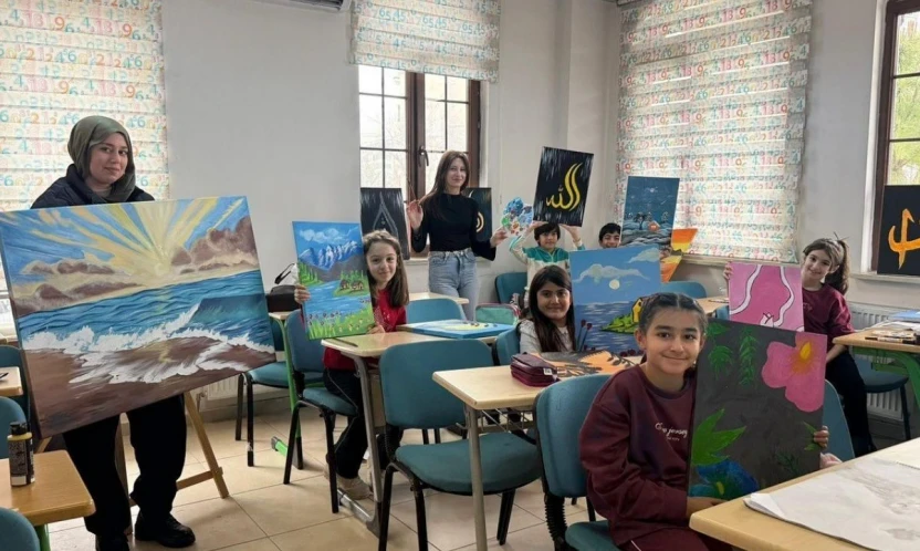 Yeşilyurt Belediyesi'nden çocuklara sanat dolu bir yolculuk