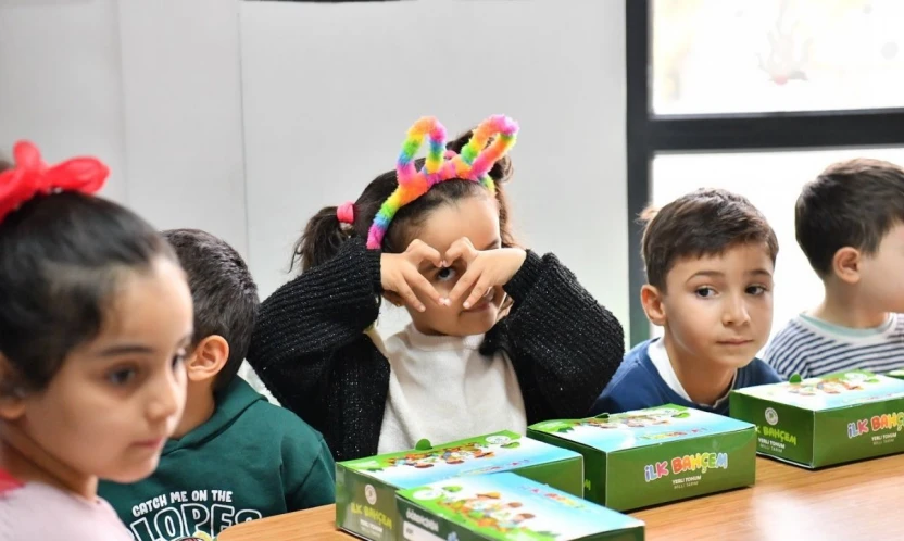 Yeşilyurt'ta çocuklar tarım sevgisi ile büyüyor